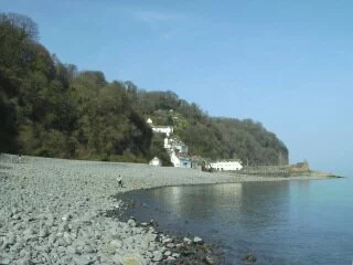 Clovelly beach, Devon. Copyright image.