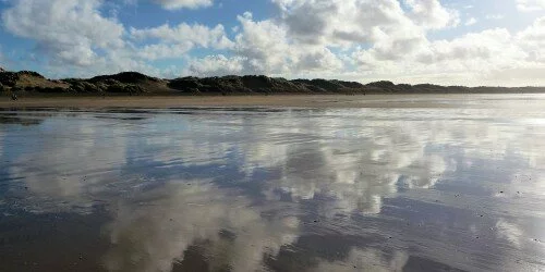 Saunton Sands beach, Devon