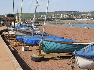 Shaldon beach, Devon